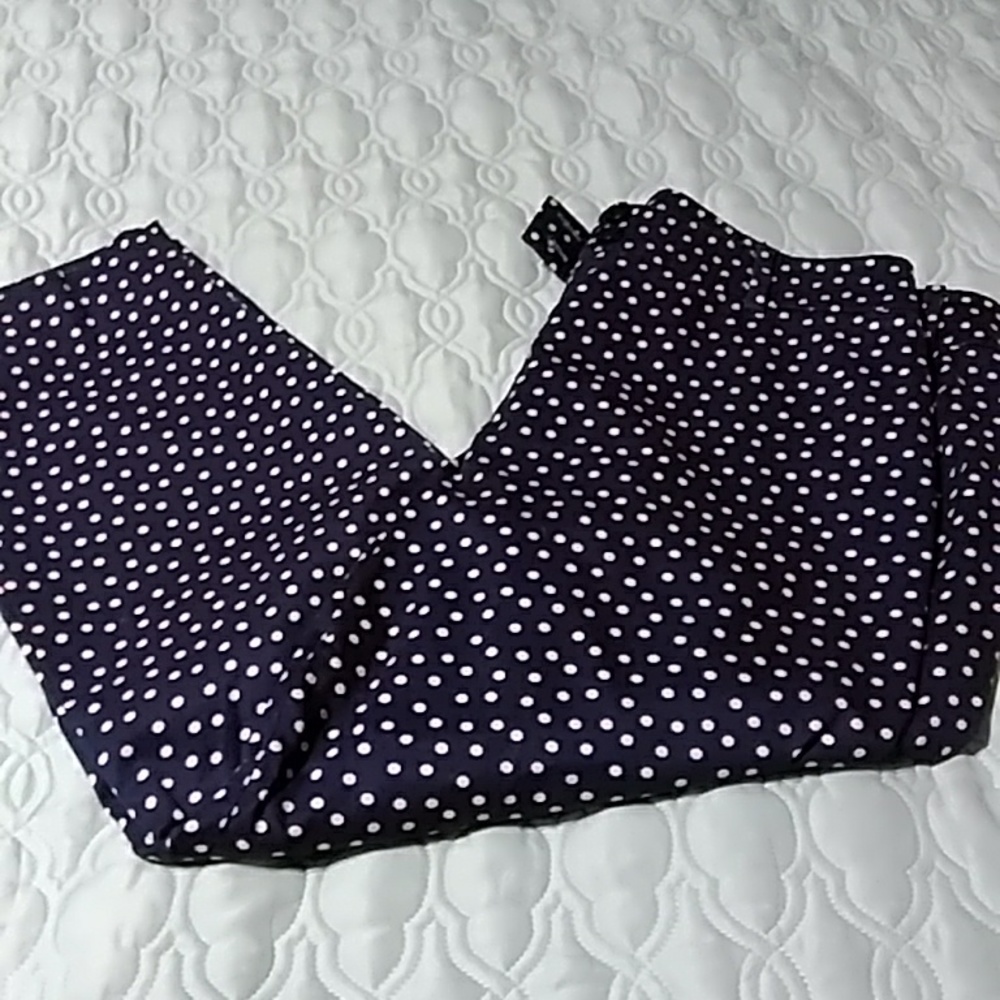 Pink Polka Dots Perfect Crop Pants from Talbot's